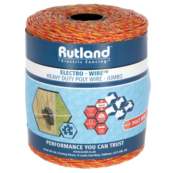 Rutland poly wire - jumbo 500m