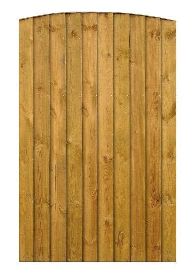 6ft (1.8m) x 3ft (0.9m) Bowtop Vertical Board Gate