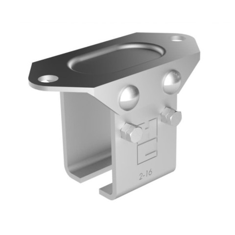 This lock joint universal bracket is used with Coburn 216 series sliding doors. This bracket can join two pieces of track