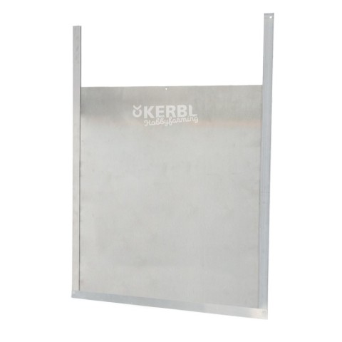 Kerbl sliding door 300mm x 400mm shown made out of aluminium
