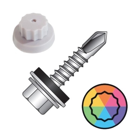 25mm Moulded Head single skin to light steel fixings