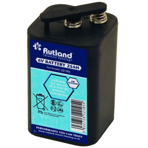 Rutland 6V Mercury free, high capacity battery