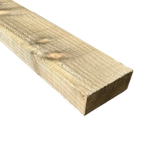 4" x 1½" wooden fence rail