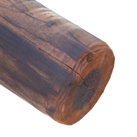 Creosoted Norwegian pine post 2.4m x 175mm/200mm