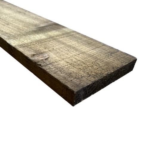 6" x 1" wooden fence rail