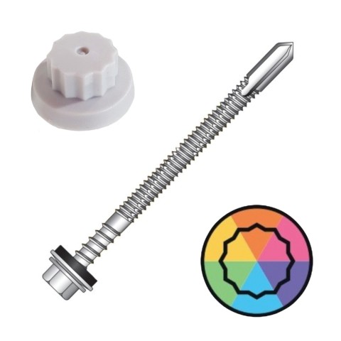 80mm composite to heavy steel moulded head fixings with 19m washer