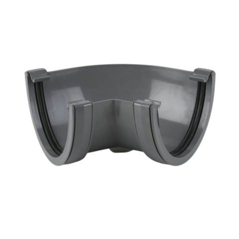 Brett Martin BR078/120G 120° gutter bend for 115mm deep flow, in grey
