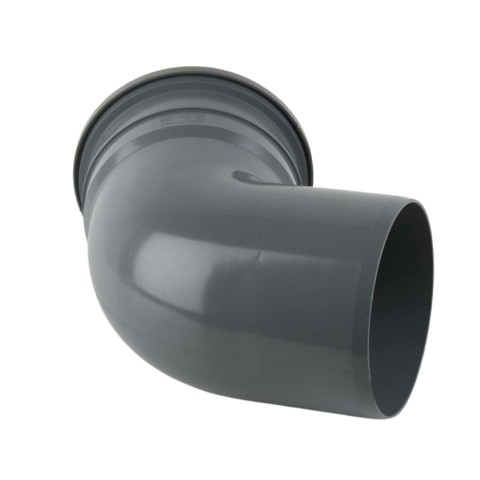 Brett Martin BR609 160mm single socket 112.5° downpipe bend in grey