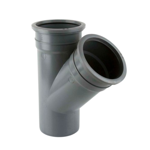 BR617G Brett Martin 160mm to 160mm Double socket branch 135° without bosses