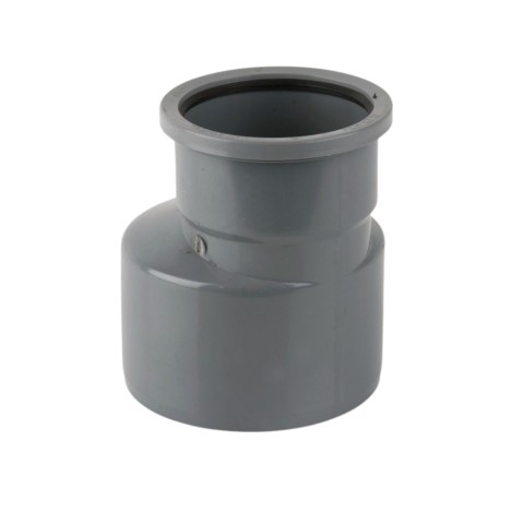 Brett Martin BS423G 110mm soil pipe to 160mm drain connector in grey