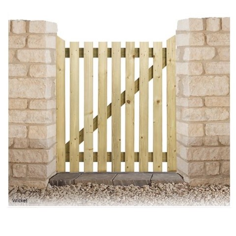 Charltons Wicket Gate which is lightweight, ledged and multi braced with a planed finish