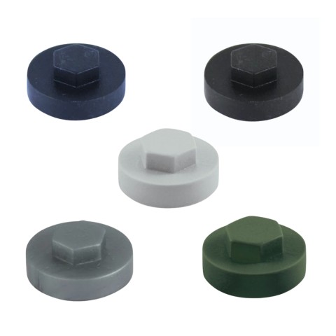 19mm coloured caps made for 8mm hex head screws with 19mm washer