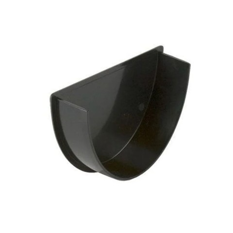 Internal stop end for deep style plastic guttering