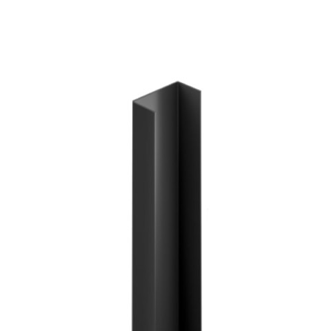 DuraPost end infill for classic post 2100mm x 48mm in black 