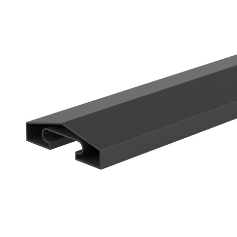DuraPost 2.45m Anthracite grey capping rail