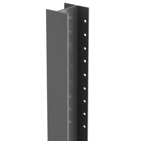 DuraPost classic 2400mm Anthracite Grey metal fence post