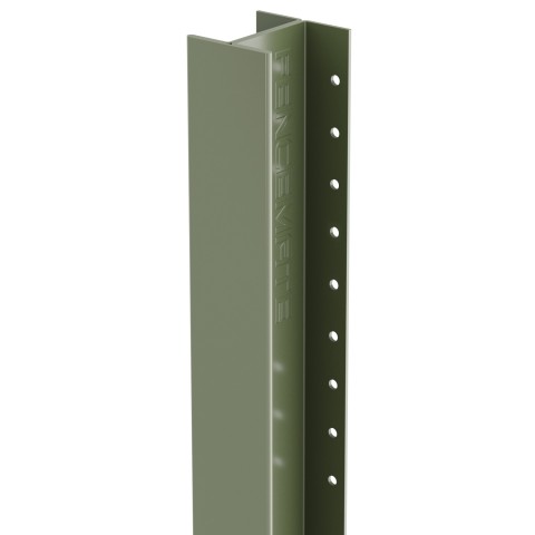 DuraPost classic metal posts in Olive Grey colour
