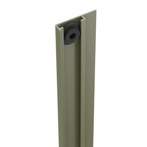 DuraPost cover strip for U channel in Olive Grey