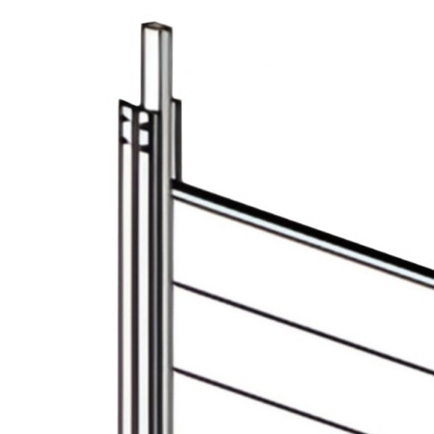 DuraPost fillet packer for acoustic fencing 43mm x 22mm x 2400mm 