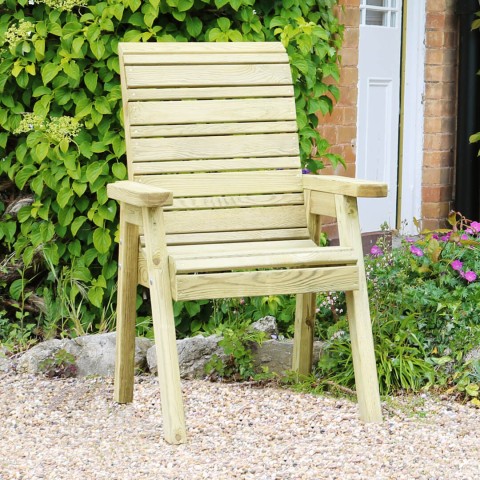 Zest Freya wooden garden chair