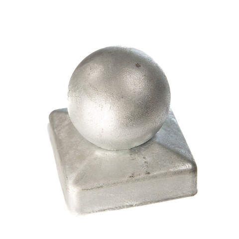 Providing an attractive finish to your fence or garden project, these metal ball finials are made from galvanised mild steel