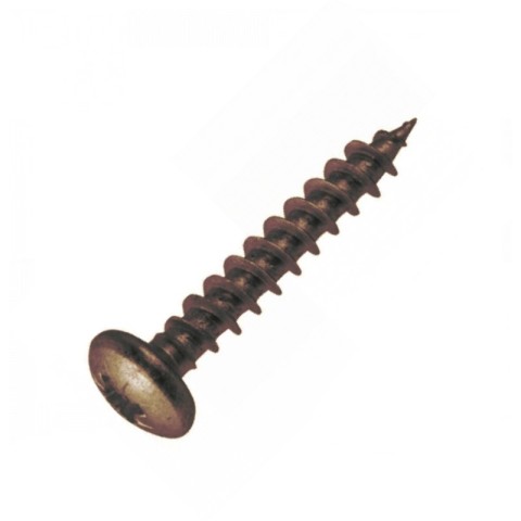 DuraPost pan head timber screws in a sepia brown colour for use with the DuraPost range