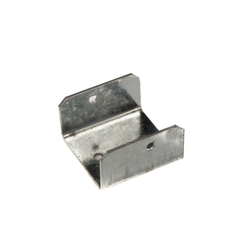 These timber fencing panel clips are used to secure timber fence panels to timber posts. The panel slots in and is screwed on