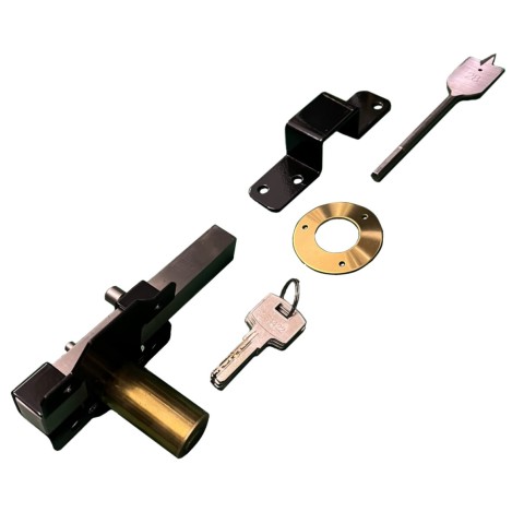 Gate mate premium lock with spring bolt for wooden gates