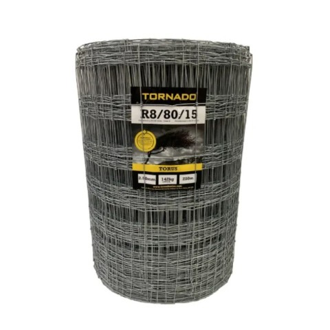Tornado R8/80/15 Stiff Stay high tensile stock fencing roll in 250m length