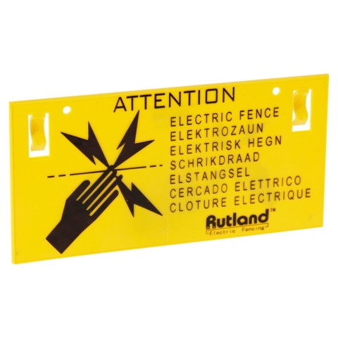 Rutland warning sign