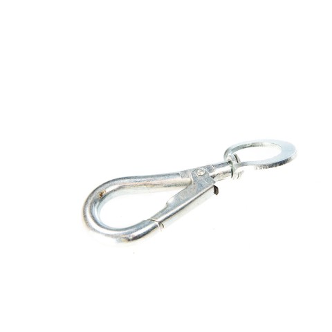 These hooks have a swivel end and are often used on the end of chains