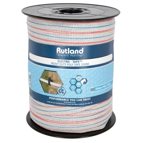 Rutland white electro tape 20mm