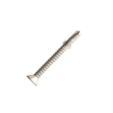 Carbon steel winged drill fixings are suitable for fixing timber to light section steel purlin and rail 1.5mm-3.2mm.