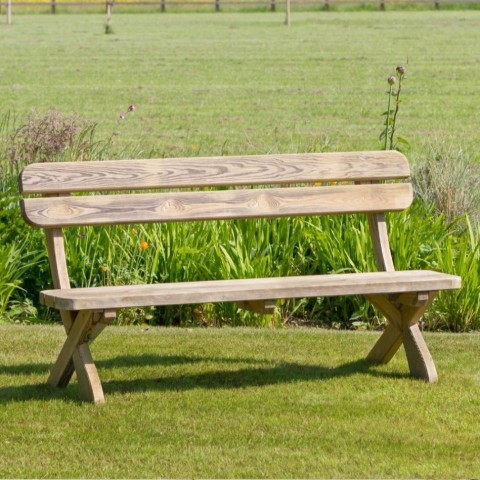 Zest Harriet wooden garden bench