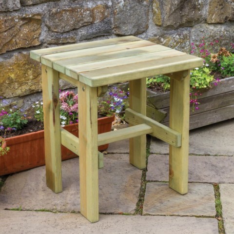 Zest Lily small wooden garden table