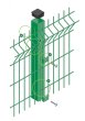 CLD GREEN 3M SECTIONS C/W 1 POST AND FITTING KIT PER 3 M