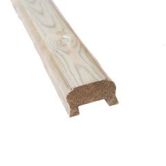 These treated redwood decking handrails are perfect for spindles to slot into providing strength to the decking balustrade