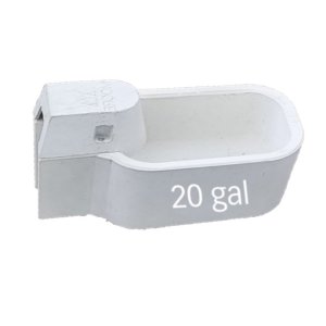 20 gallon concrete water trough