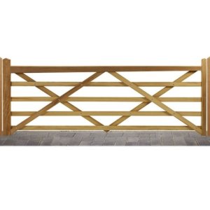 Charltons Somerset Wooden Gate manufactured using slow grown softwood and is ideal as a field gate or garden gate
