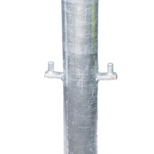 4½" GALVANISED DUAL HANG POST TO SUIT 45" GATES (180°)