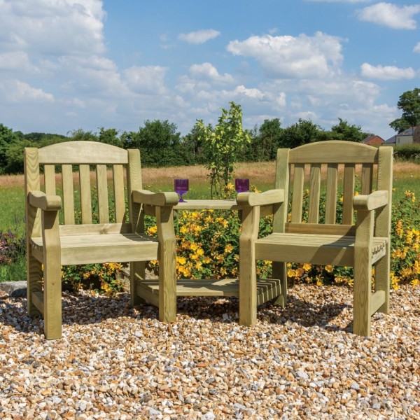 Zest Emily garden love seat