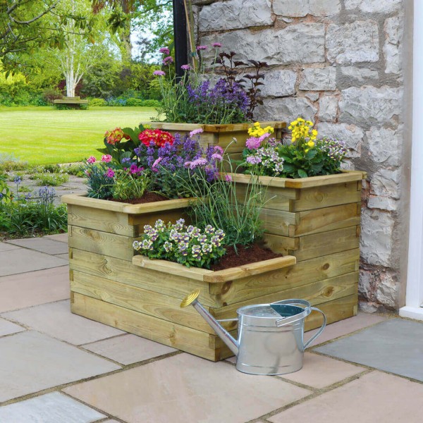 Zest 4 tier raised bed planter