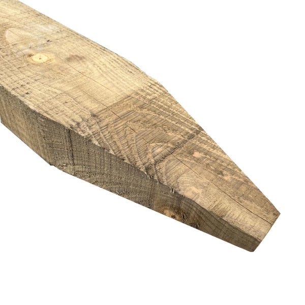 6" x 3" wooden fence posts