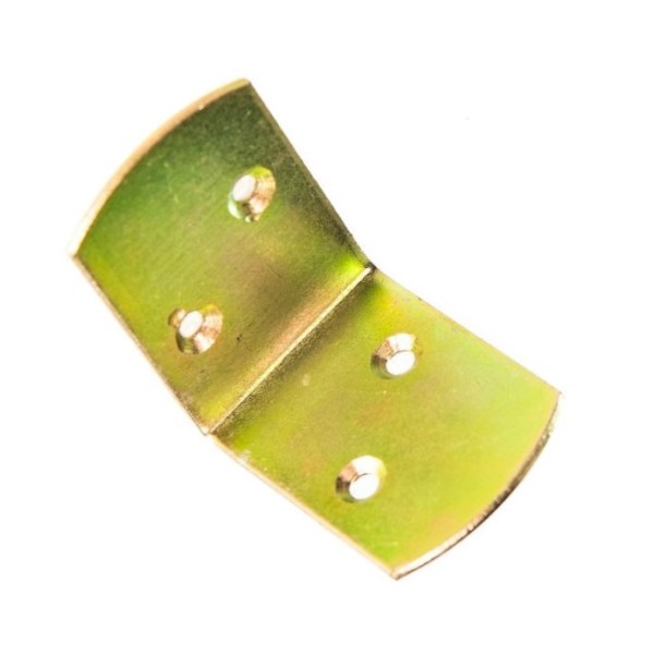 Balustrade bracket for attaching balustrade rails and panels.  Has four screw holes to allow easy attaching.