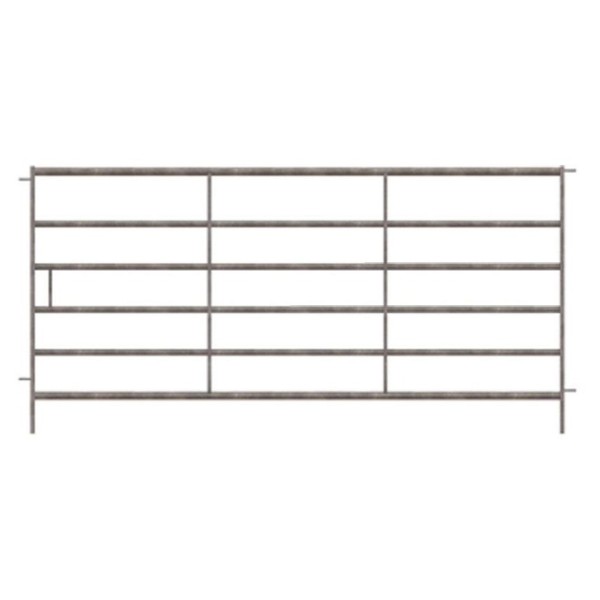 Galvanised metal hurdle