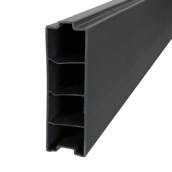DuraPost Anthracite Grey composite gravel board 2400mm long