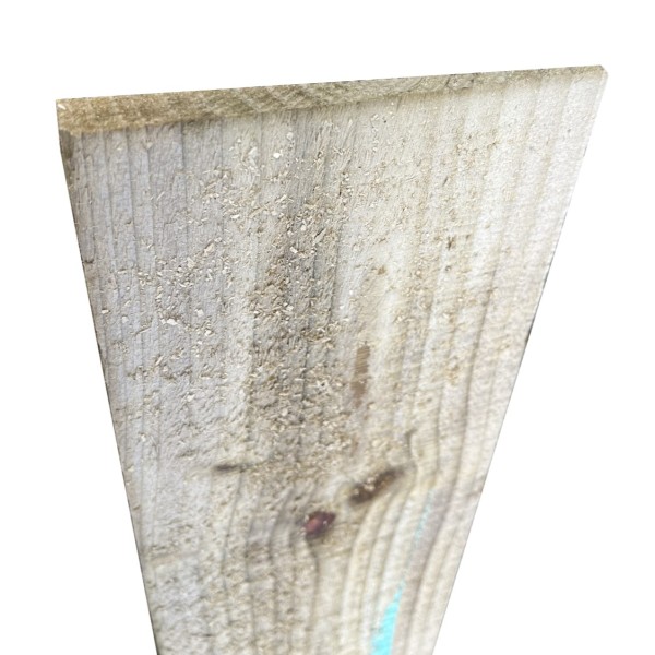 These pressure treated softwood featheredge boards taper from 10mm to 5mm and are typically used in close boarded fencing.