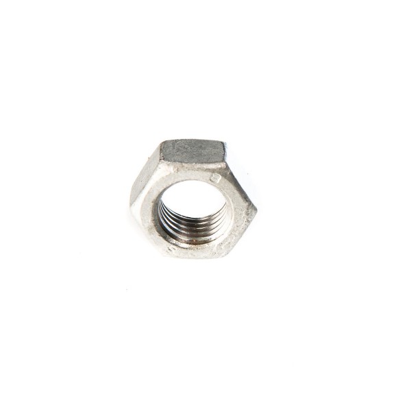 Galvanised hexagonal nut
