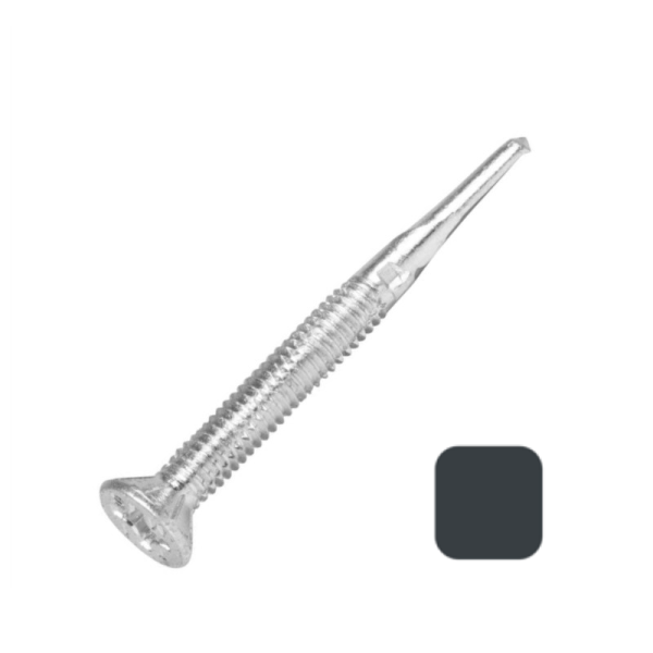 DuraPost Vista Anthracite Grey self drilling screws (16 pieces)