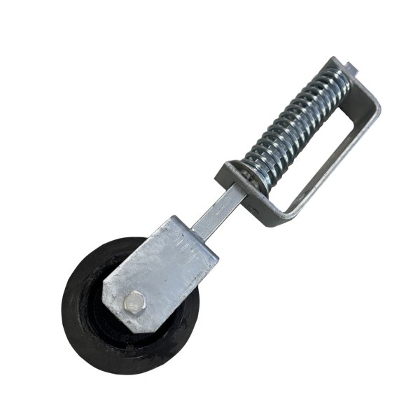 3'' 2Pack Gate Wheels Gate Caster Spring Loaded For Metal Tube Swing Gate, Heavy Duty Outdoor